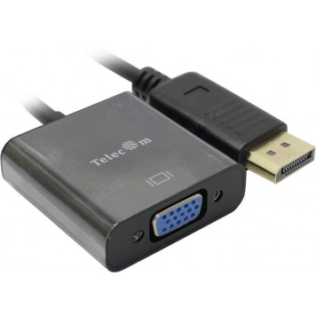 Кабель-адаптер Telecom <TA552> DisplayPort  (M) ->  VGA  (15F)-1