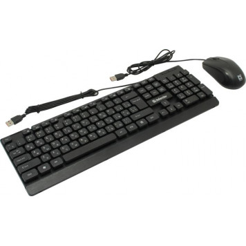 Комплект Defender York <C-777> Black (Кл-ра,USB+Мышь 3кн,Roll,Optical,USB) <45779>-0