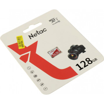 Карта памяти Netac <NT02P500ECO-128G-S> microSDXC Memory Card 128Gb UHS-I U1 Class10-1
