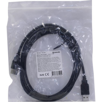 Кабель удлинительный Defender <87456>  USB 2.0 A-->A 1.8м-2