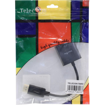 Кабель-адаптер Telecom <TA552> DisplayPort  (M) ->  VGA  (15F)-2