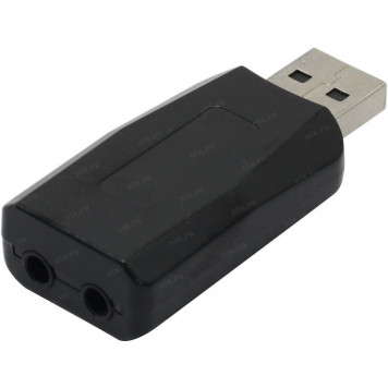 Внешняя звуковая карта Orient <AU-01(N)> USB адаптер для наушников  с микрофоном-1