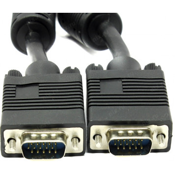 Кабель 5bites <APC-133-050> монитор - SVGA card (15M -15M) 5м 2 фильтра-1