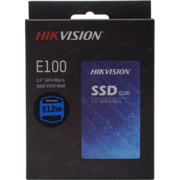 Внутренний SSD диск Hikvision E100 512 Гб HS-SSD-E100-512G SATA3 240TBW-8