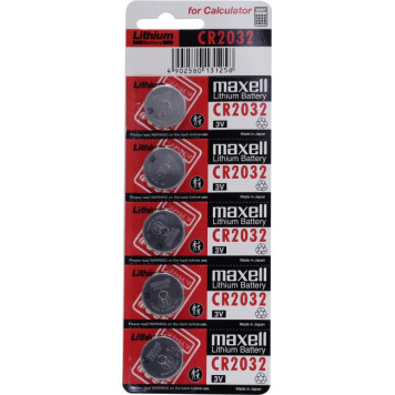 Элемент питания Maxell CR2032-5 (Li, 3V) <уп. 5 шт>-0