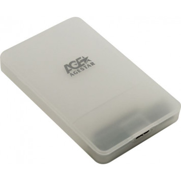 Корпус AgeStar <3UBCP3-White> (Внешний бокс для 2.5 SATA  HDD, USB3.0)-0