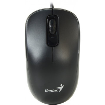Манипулятор типа мышь Genius Optical Mouse DX-110 <Black>  (RTL) USB  3btn+Roll  (31010116100)-0
