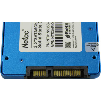 НакопительSSD диск Netac N535S480 Гб NT01N535S-480G-S3X SATA-4