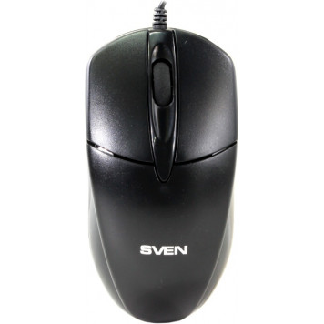 Мышь SVEN Optical Mouse <RX-112 Black>  (RTL)  USB 3btn+Roll-0