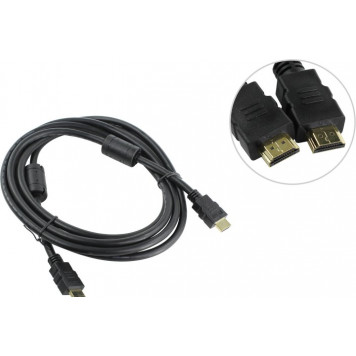 Кабель AOpen <ACG711D-3м>  HDMI to HDMI (19M -19M) 3м 2 фильтра ver2.0-0