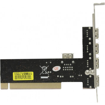 Контроллер Orient DC-602 (OEM) PCI, USB2.0,  4 port-ext,  1  port-int-3