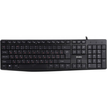 Клавиатура SVEN  KB-S305 Black  <USB>  105КЛ-4