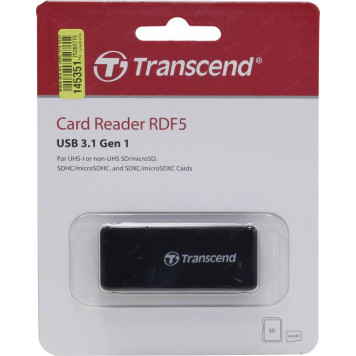 Картридер Transcend <TS-RDF5K> USB3.0 SDXC/microSDXC  Card Reader/Writer-1