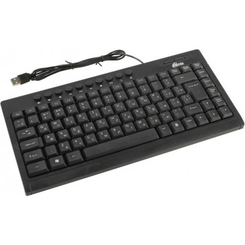 Клавиатура Ritmix <RKB-104 Black> <USB> 95КЛ+10КЛ М/Мед-0