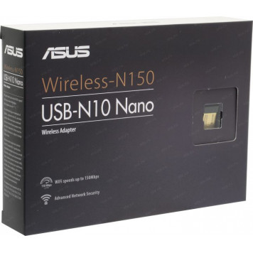 Wi-Fi-адаптер ASUS USB-N10 Nano Wireless USB Adapter (RTL)  (802.11n/g/b, 150Mbps)-3