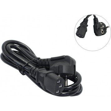 Кабель компьютер - розетка  220V (Европейский стандарт) 1.2/1.5м.-0