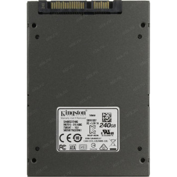 Твердотельный накопитель SSD 240 Gb SATA 6Gb/s Kingston A400 <SA400S37/240G>  2.5 TLC-4
