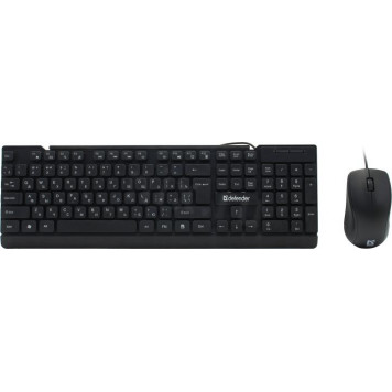 Комплект Defender York <C-777> Black (Кл-ра,USB+Мышь 3кн,Roll,Optical,USB) <45779>-1