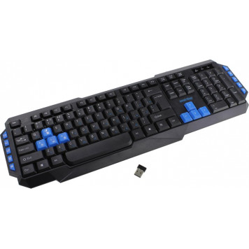Клавиатура Smartbuy <SBK-231AG-K> <USB> 104КЛ+10КЛ М/Мед, беспроводная-0