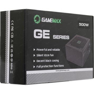 Блок питания GameMax <GE-500> GE ECO GAMER 500W ATX (24+2x4+6/8пин)-11