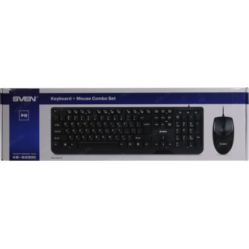 Комплект SVEN KB-S330C <Black> (Кл-ра, USB +Мышь 3кн, Roll, Optical)-4