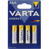 Элемент питания VARTA ENERGY MN2400-4 (LR03) SizeAAA, 1.5V, щелочной (alkaline) <уп. 4 шт>