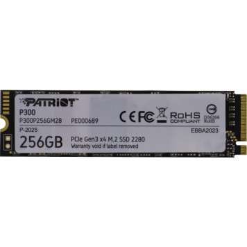Накопитель SSD 256 Gb M.2 2280 M Patriot P300 <P300P256GM28> 3D TLC-3