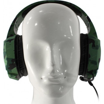 Наушники с микрофоном Ritmix RH-566M Gaming Khaki Green (с регулятором громкости, шнур 1.8м)-2