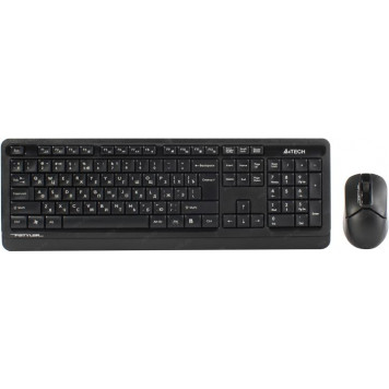Комплект A4Tech Fstyler Wireless FG1012 Black (Кл-ра, USB, FM+Мышь,3кн, Roll, USB, FM)-1