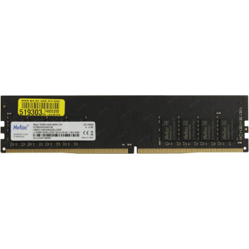 Модуль памяти Netac Basic <NTBSD4P32SP-08> DDR4 DIMM 8Gb <PC4-25600>-1