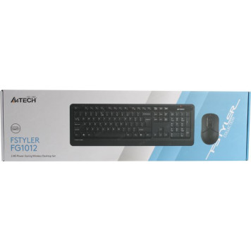 Комплект A4Tech Fstyler Wireless FG1012 Black (Кл-ра, USB, FM+Мышь,3кн, Roll, USB, FM)-5