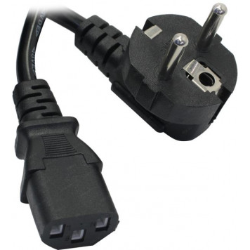 Кабель компьютер - розетка  220V (Европейский стандарт) 1.2/1.5м.-1