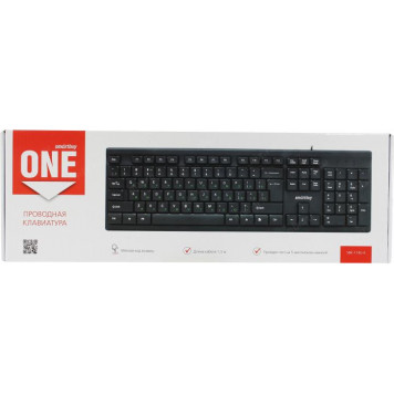 Клавиатура Smartbuy ONE <SBK-114U-K> <USB> 104КЛ-4