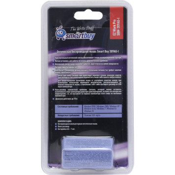 Манипулятор SmartBuy EZ Work Pro Wireless Optical Mouse <SBM-309AG-I> (RTL) USB 3btn+Roll, беспроводная-10