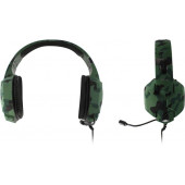 Наушники с микрофоном Ritmix RH-566M Gaming Khaki Green (с регулятором громкости, шнур 1.8м)