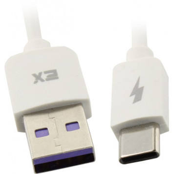 Кабель EXPLOYD <EX-K-1392> USB AM --> USB-C 0.25м-1