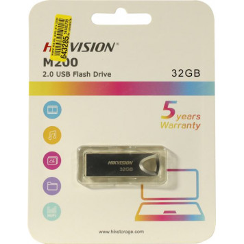 Накопитель HIKVISION M200 <HS-USB-M200/32G> USB2.0 Flash Drive 32Gb (RTL)-1