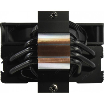 Охладитель Deepcool <R-AG400-BKNDMN-G-2> AG400 DIGITAL BK (115x/1200/1700/AM4/AM5, 31.6дБ,500-2100об/мин,Al+тепл.трубки)-6
